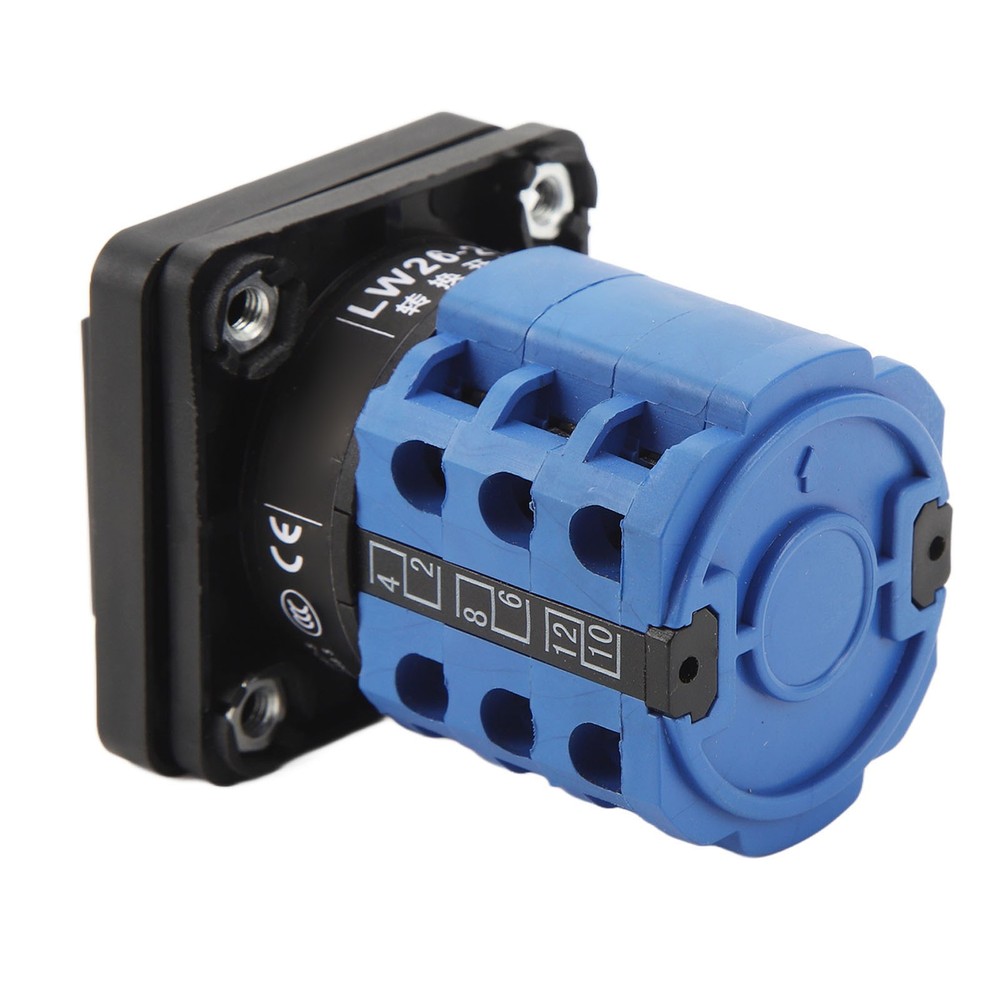 Universal 3 Position Changeover Switch Efficient Rotatory Transfer Switch For Po