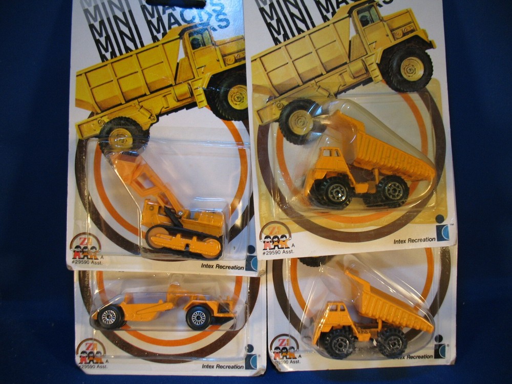 Intex Zee Toys, Mini Macks, 4 Construct vehicles. See Description