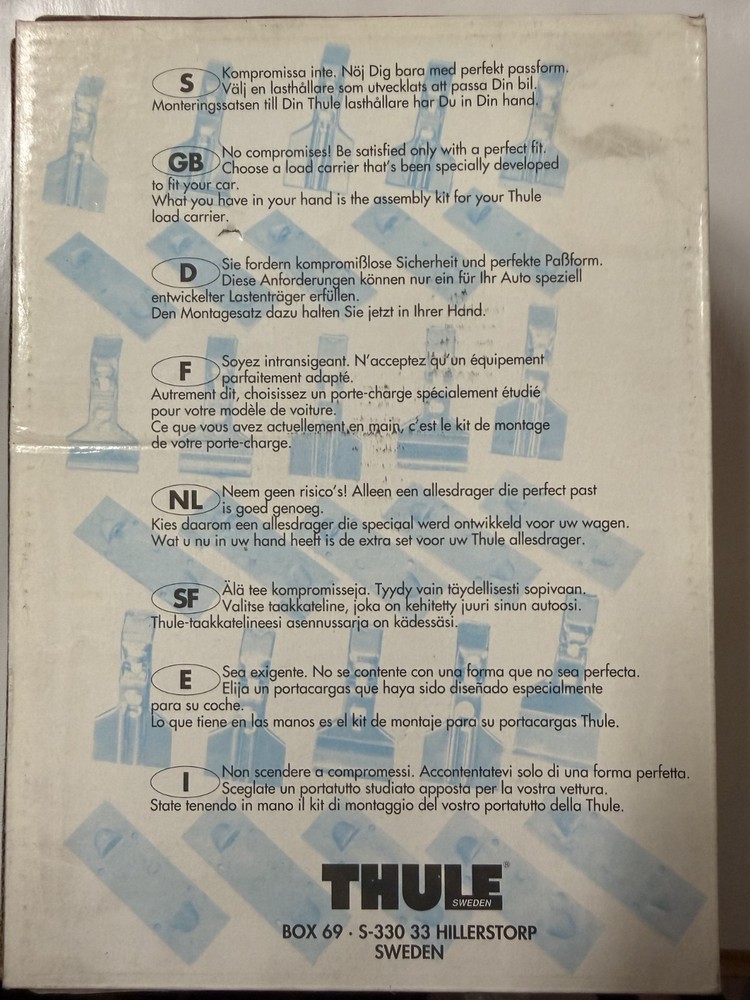 Thule Rooftop Rack Kit 2116