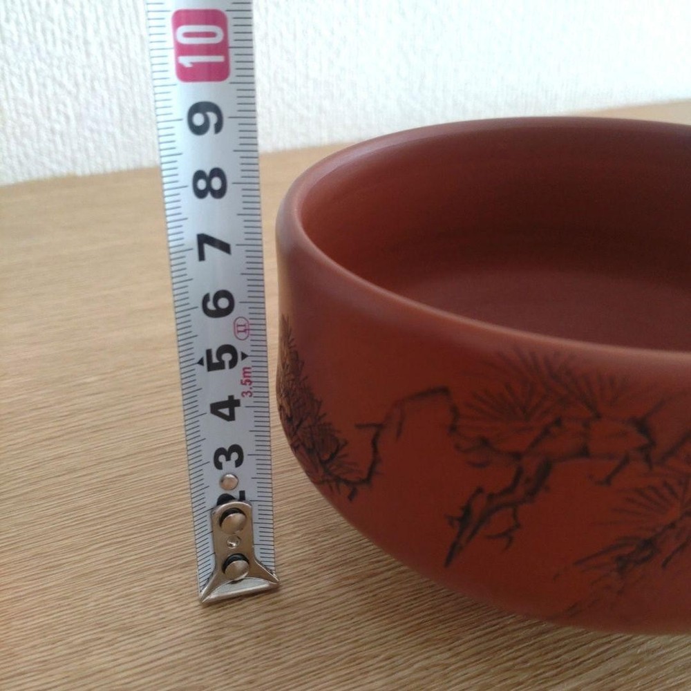 Tea Utensils Good condition Matcha red clay