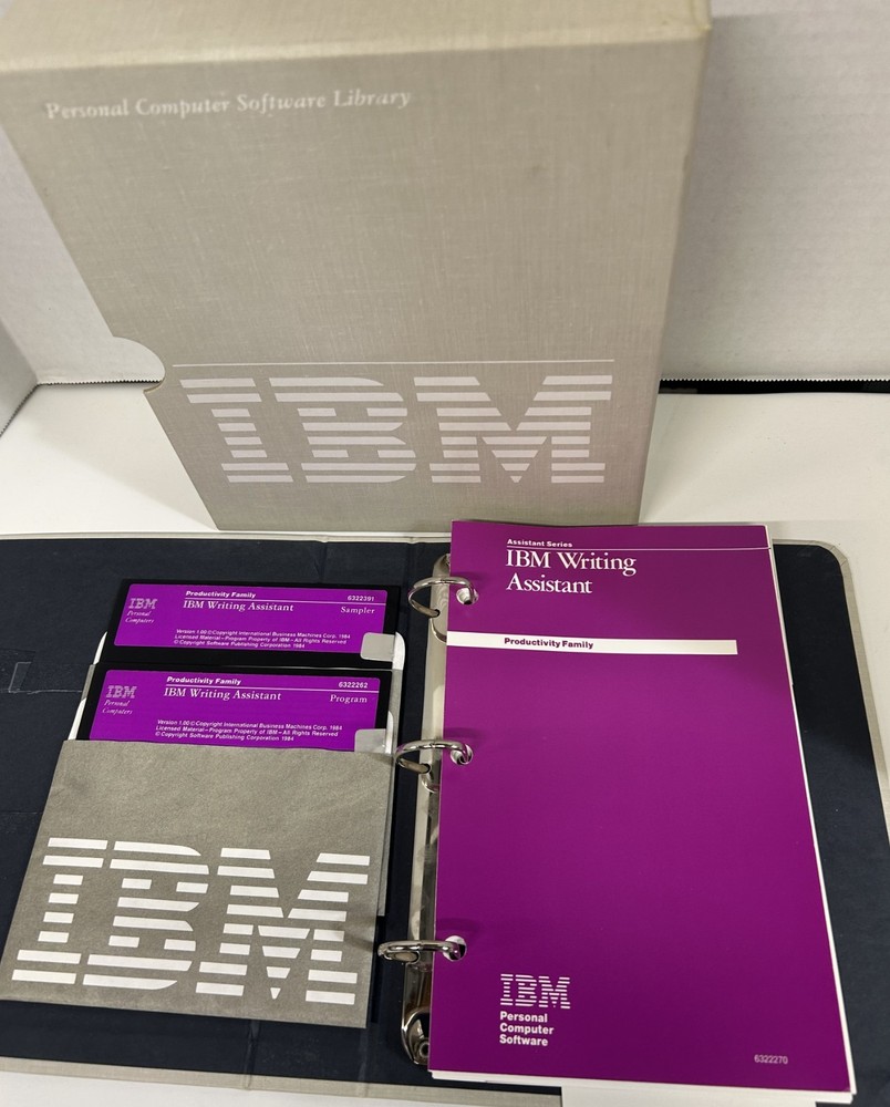 IBM Writing Assistant Vrs 1.0 Manual & Software