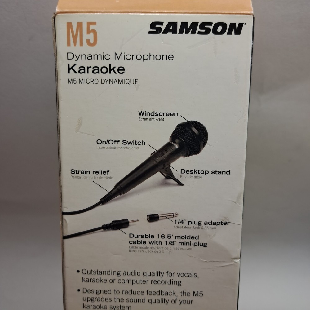 BRAND NEW! Samson Karaoke Dynamic Microphone M5 (85)