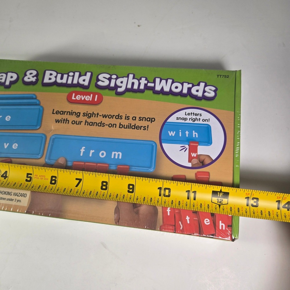 Lakeshore Snap & Build Sight Words Level 1 Educational Learning Game TT752