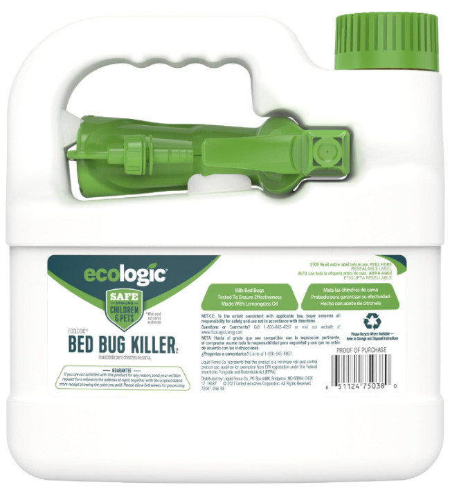 Bed Bug Killer 64 Ounces, Ready-To-Use Spray, Kills Pyrethroid-Resistant Bed Bug