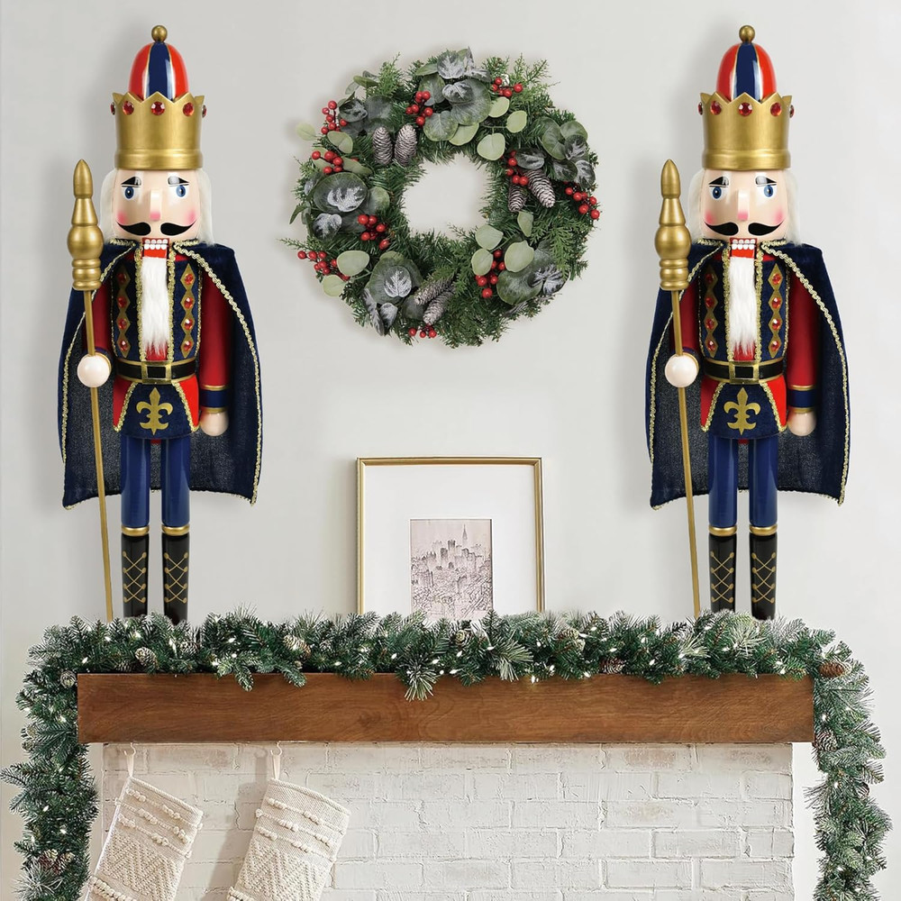 36 Inch Nutcracker King with Cape