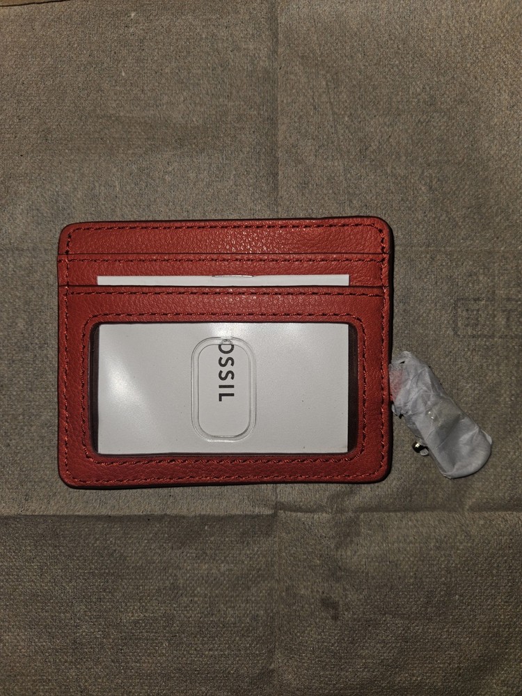 Fossil Sofia Card Case Flash Red