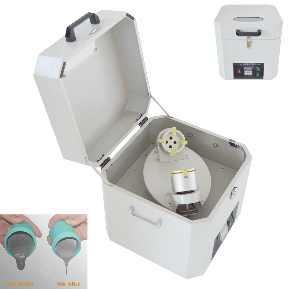 110V Automatic Paste Tin Cream Mixer Solder Paste Mixer Stirring Mixing Machine