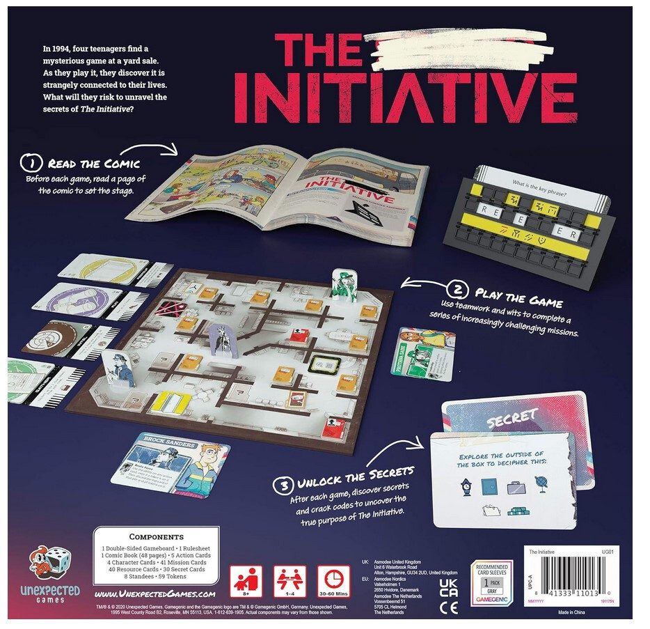 Asmodee The Initiative Cooperative Game Board - New Sealed