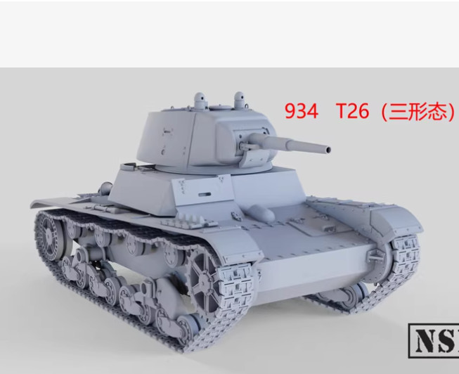 3D Printed 1/72 Soviet T20 Tank model Unpainted-01