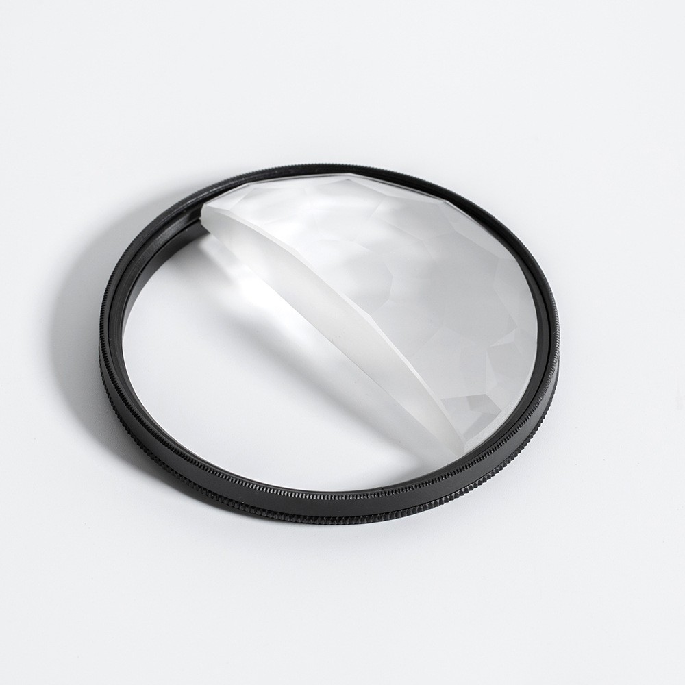 77mm Half Moon Multi-Refraction Filter Bokeh Foreground Blur for Camera Lens