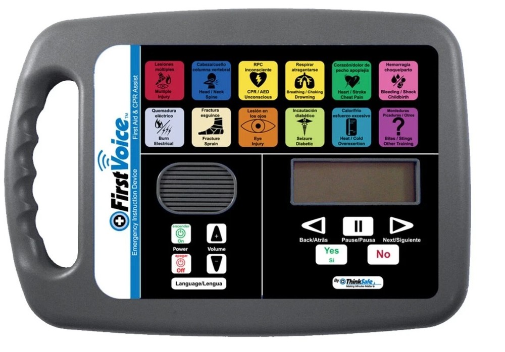 First Voice™ Rugged Case First Aid Responder Kit with AED