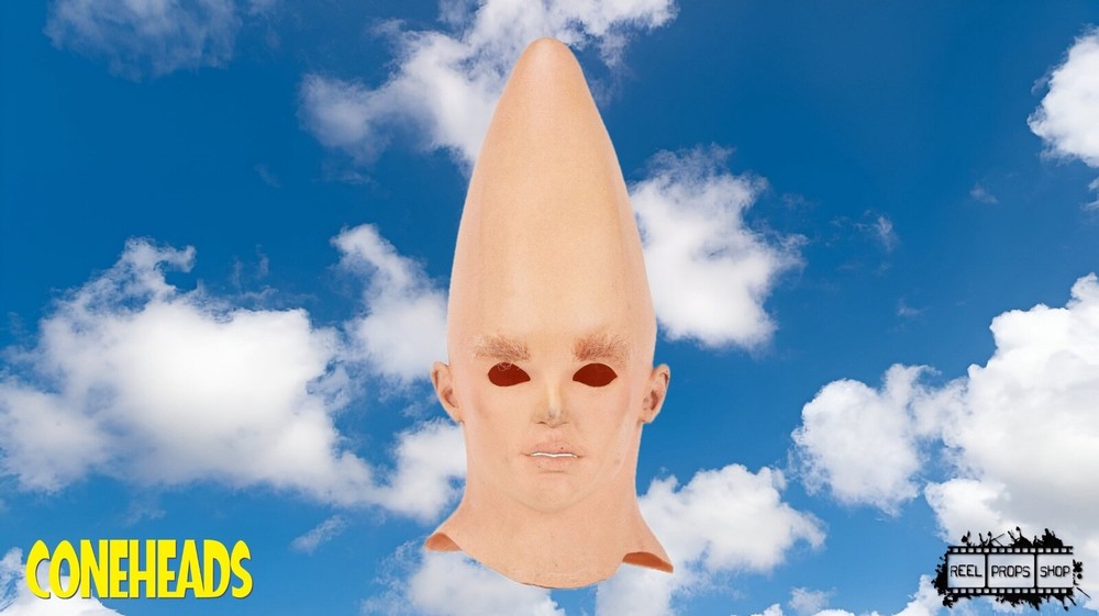 CONEHEADS PROP - SCREEN USED CONEHEAD MASK - SNL