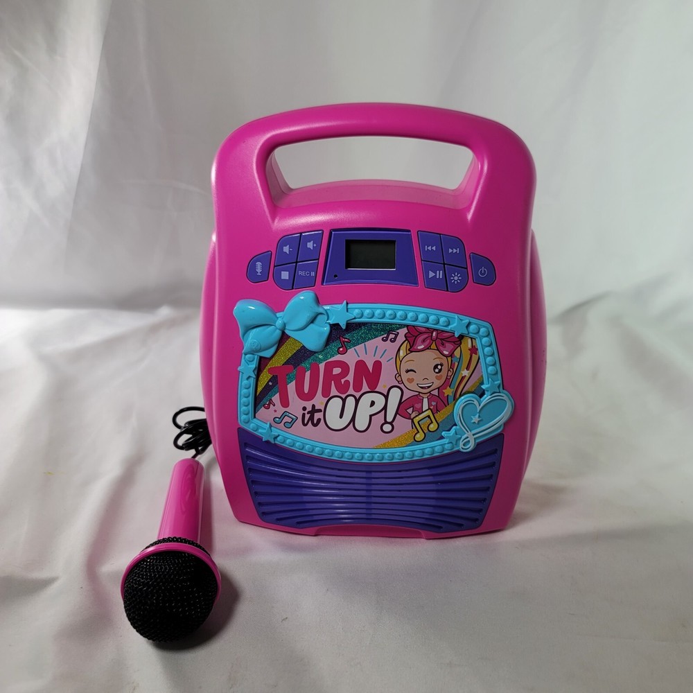 JoJo Siwa Bluetooth MP3 Karaoke with Light Show