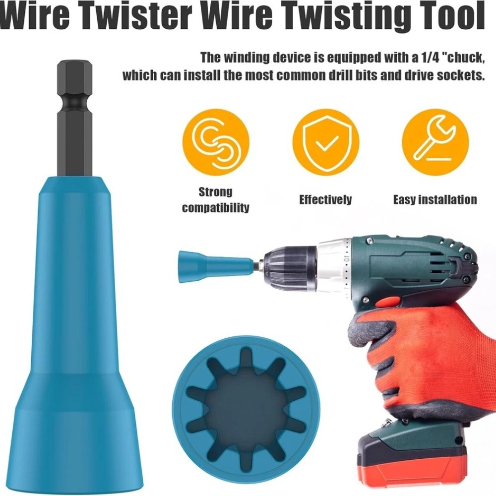 Electric Wire Stripper Fast Stripping Tool 2.5/4/6 Square Cable Peeling CASE