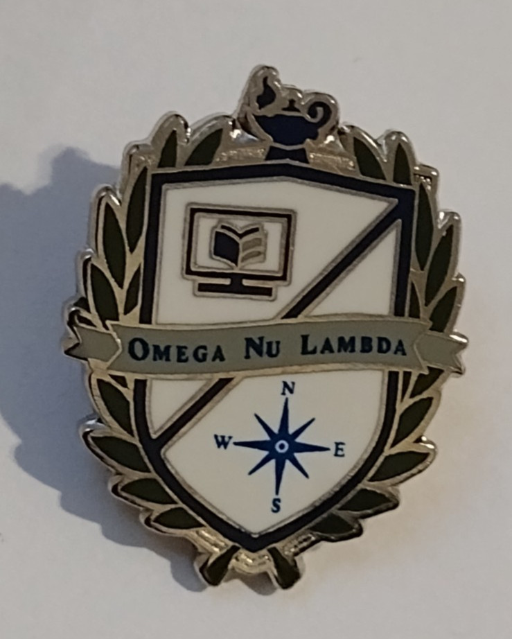 Omega Nu Lambda National Honor Society Lapel Pin