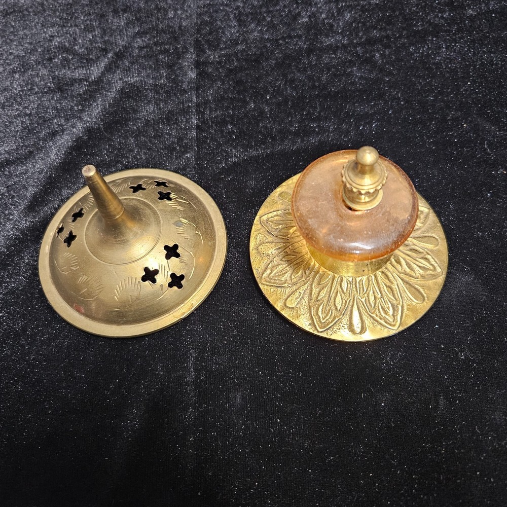 Vintage Misc Incense Brass Lids