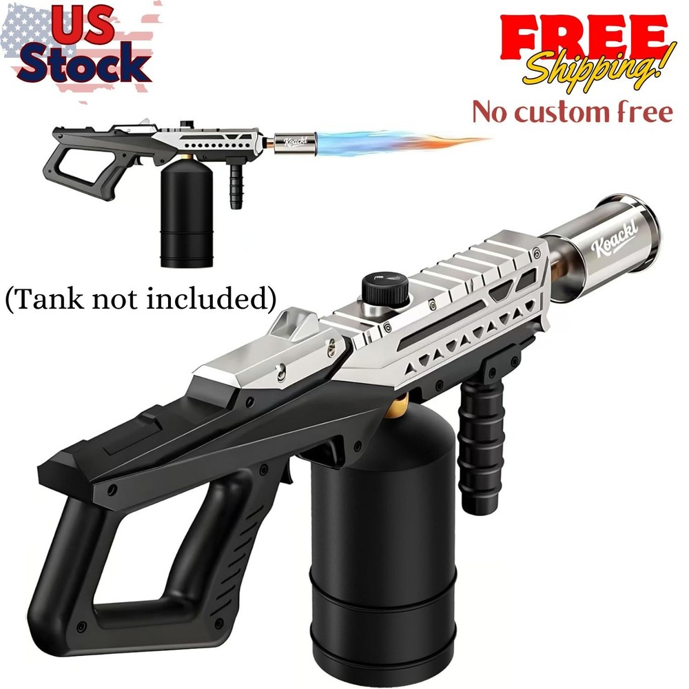 Powerful Propane Torch, Kitchen Torch with Adjustable Flame