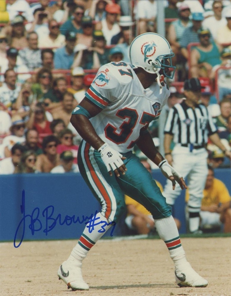 J.B. Brown- Signed Photograph (Miami Dolphins)