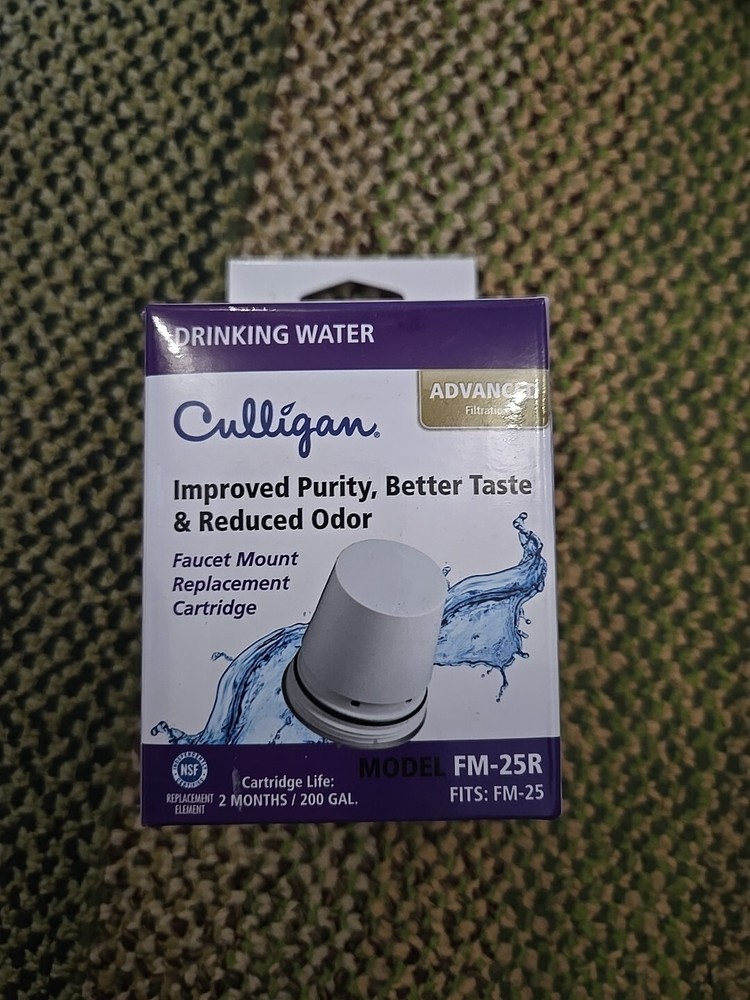 Culligan FM-25R Chrome Faucet Mount  Replacement Filter Cartridge