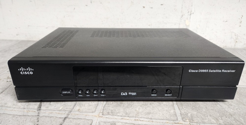 CISCO D9865 Satellite Receiver NO REMOTE