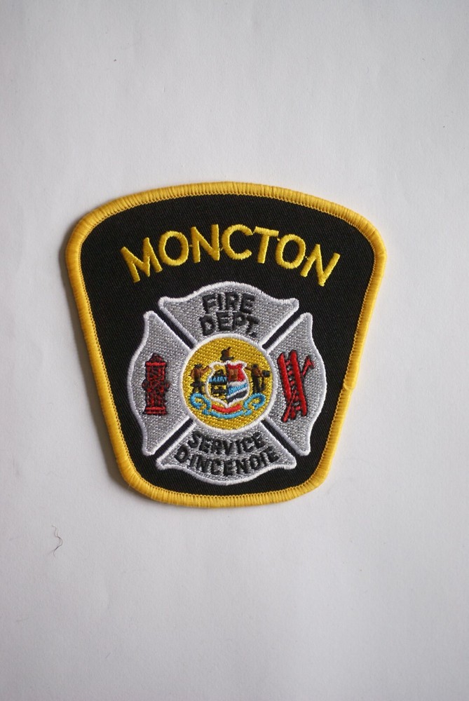 Moncton Fire Department patch, New Brunswick Canada