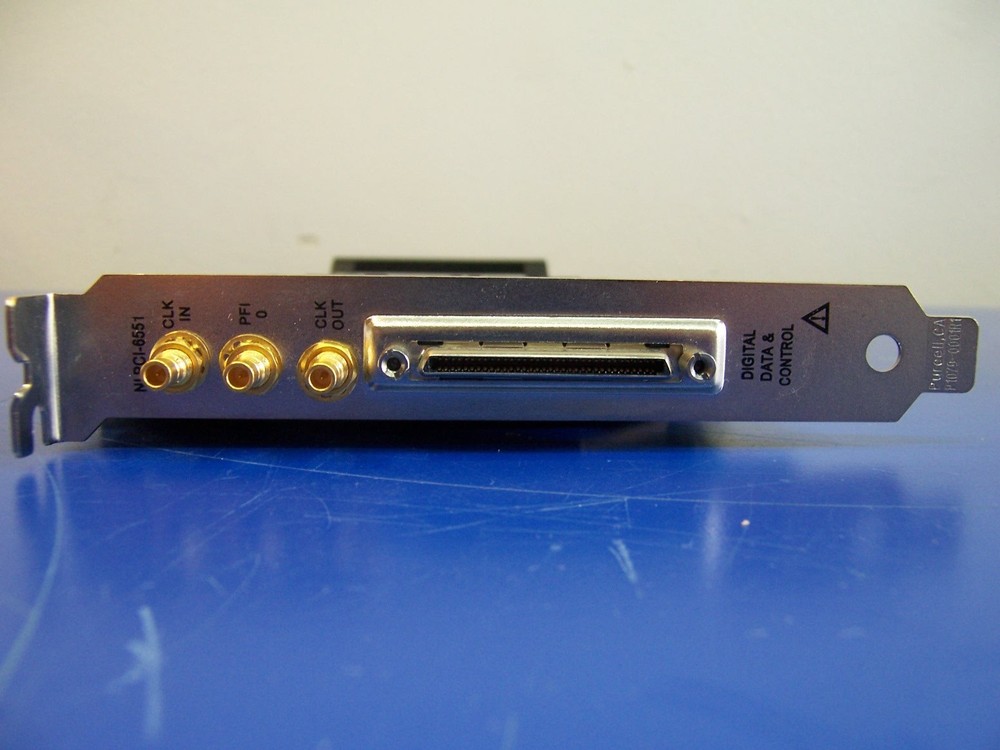 10714 NATIONAL INSTRUMENTS NI 6551 DIGITAL WAVEFORM GENERATOR ANALYZER