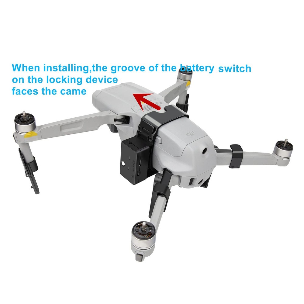 Hanatora Payload Airdrop Release Drop Device for DJI Air Small, black