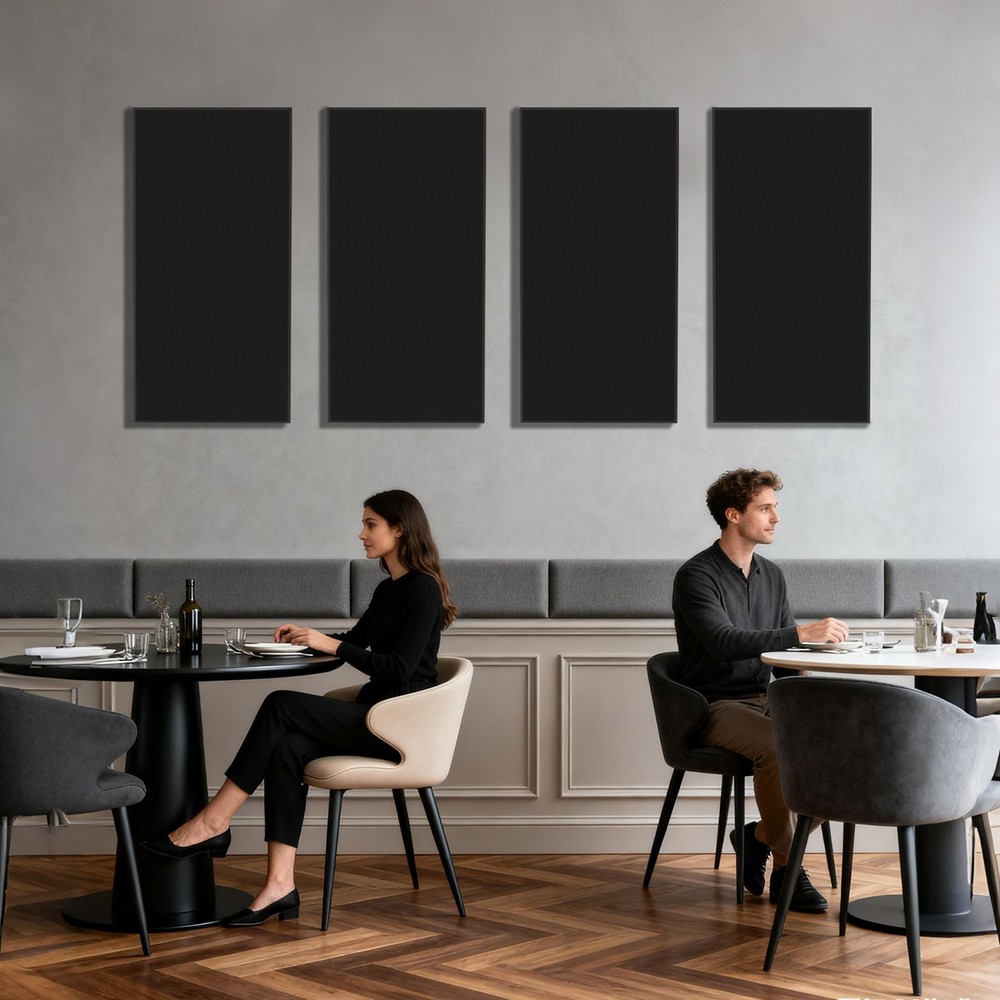 Acoustic Panel Wall 2 Pack, 48"x24"x2" Fabric Wrapped Wall Panel Sound Proof