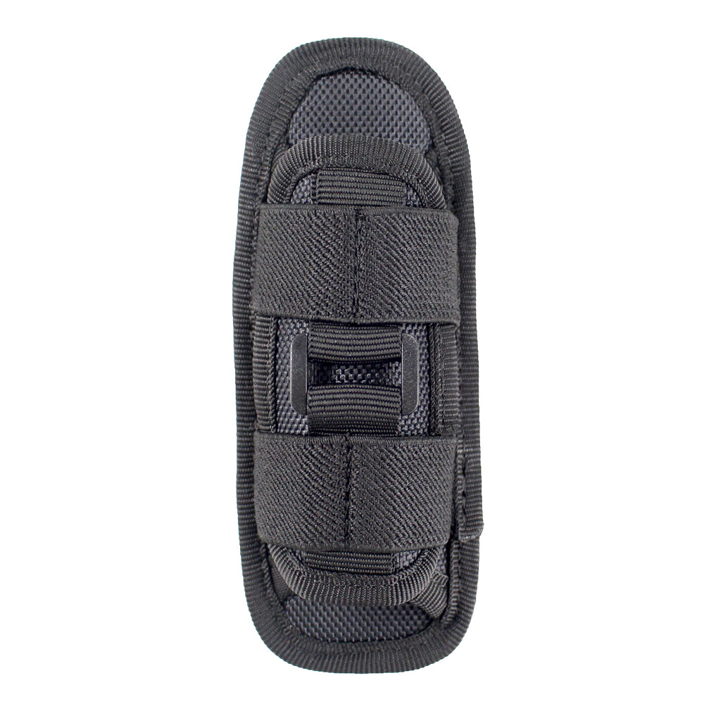 US Tactical Rotatable Heavy Duty Belt Flashlight Holster Torch Pouch Holder