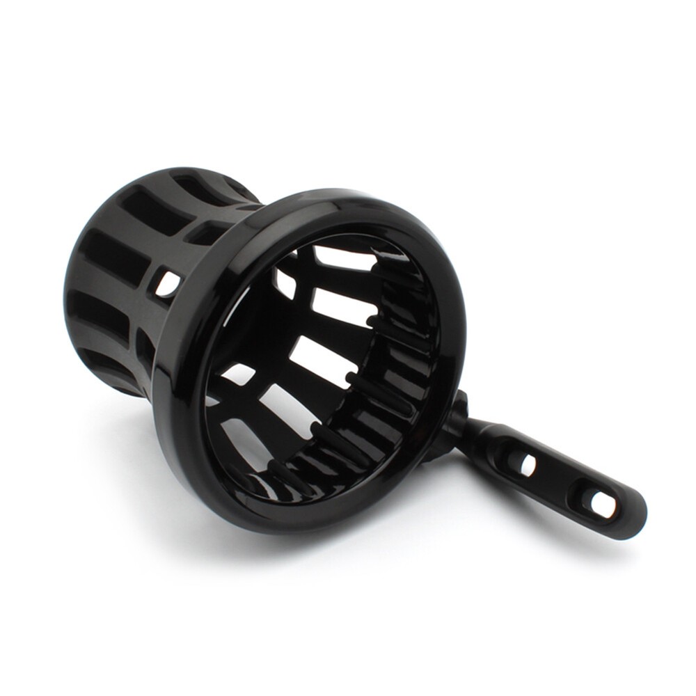 Motorcycle Handlebar Cup Holder Drink W/ Mesh Basket Mount For Harley Universal