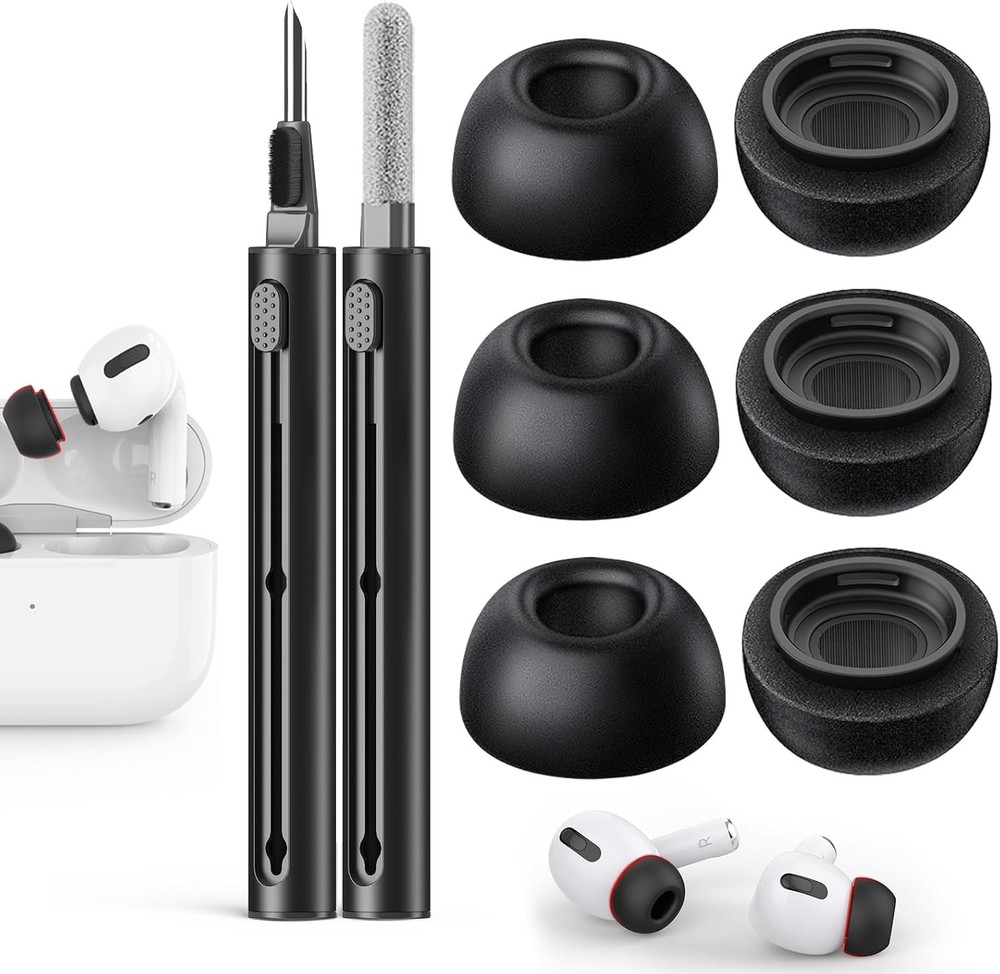 Memory Foam Replacement Ear Tips Compatible with AirPods Pro 2nd/1st Generation