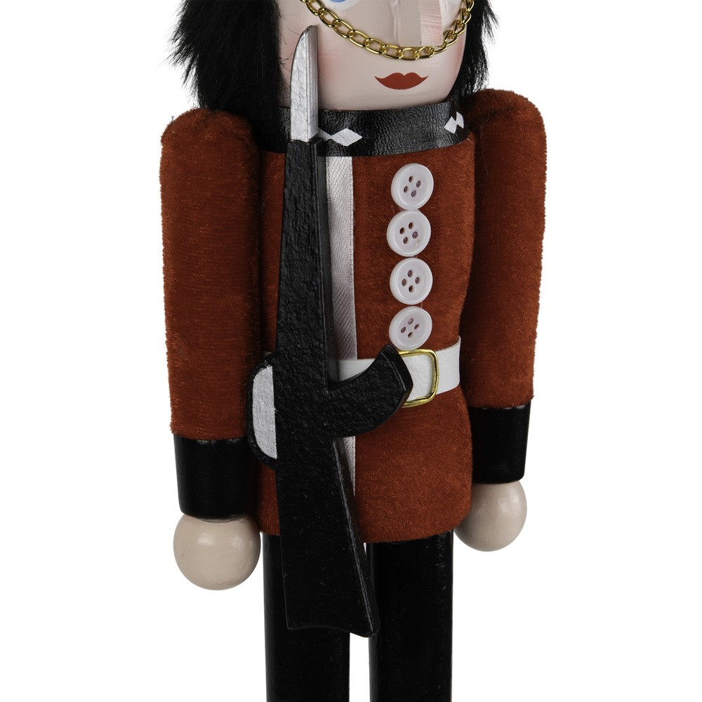 Royal Guard Christmas Nutcracker Figure - 14" - Red and Black