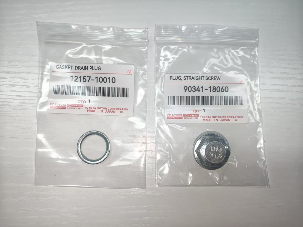 OEM Lexus Toyota Front Differential Fill Plug & Washer Tacoma 4Runner Diff Bolt