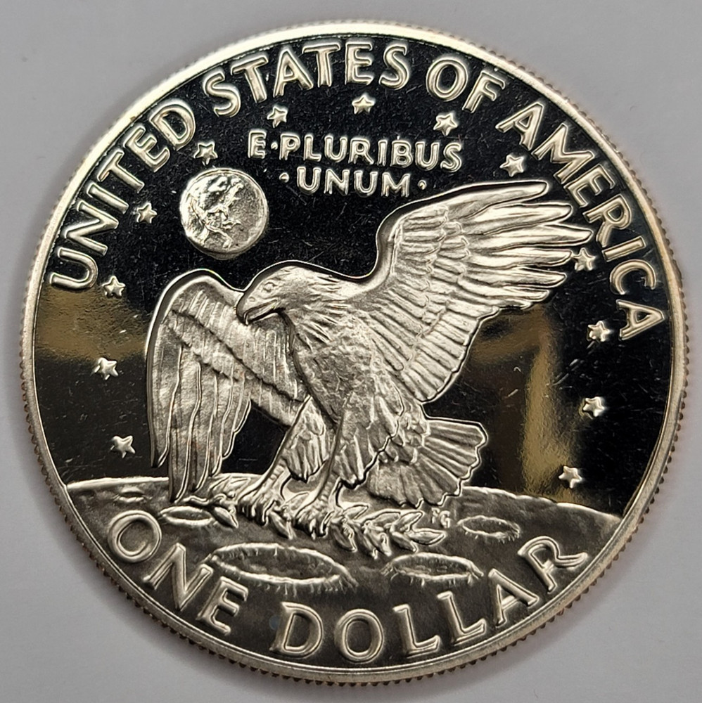 1974 S Proof DCAM Eisenhower Dollar - CN-Clad
