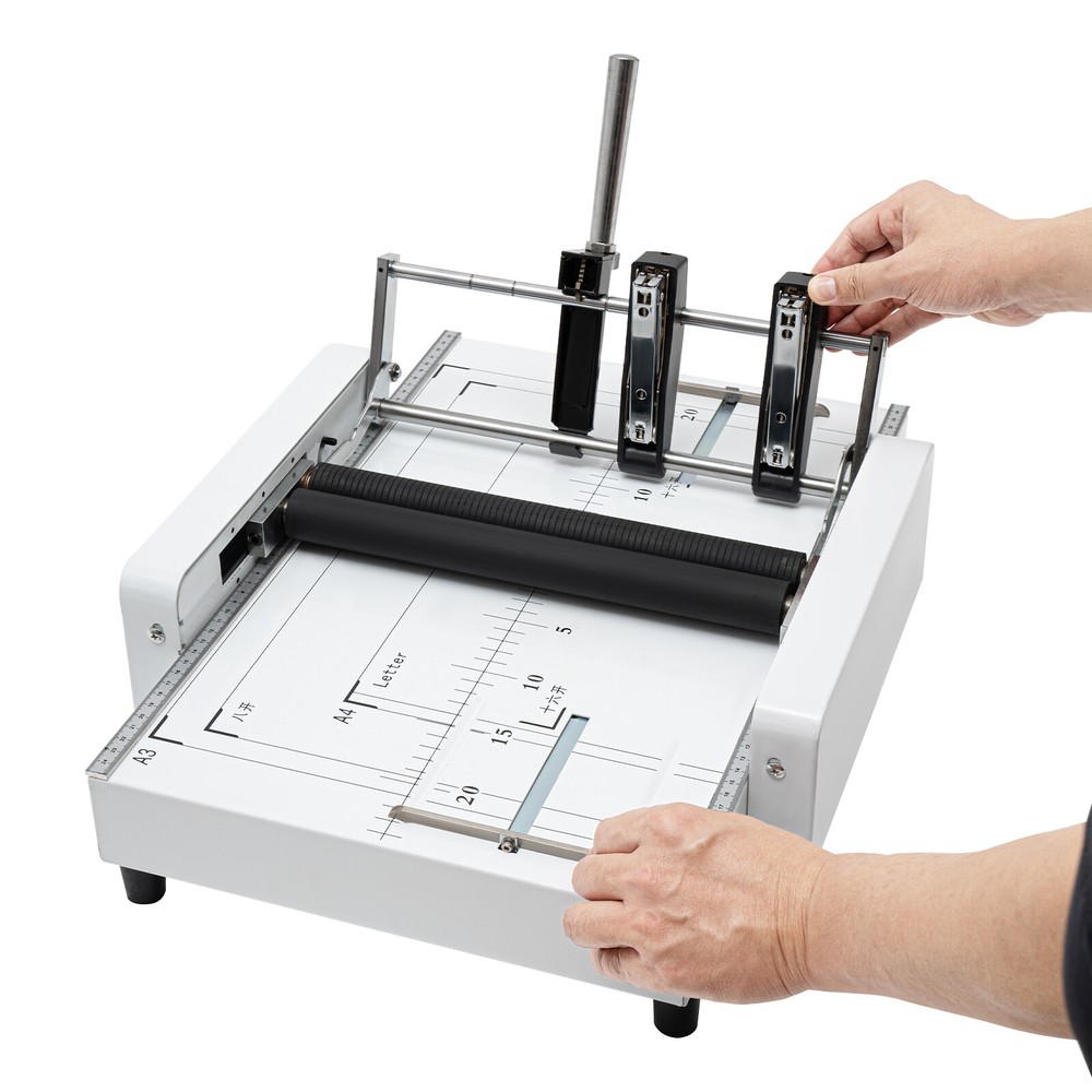 A3 Booklet Making Machine Paper Bookbinding & Folding Machine Booklet Stapling