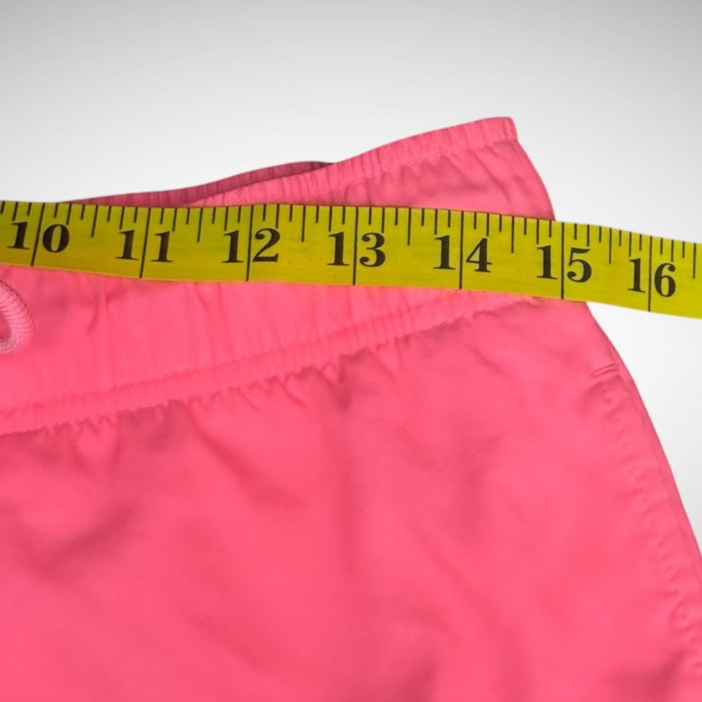 Jordan Swim Trunks Mens Small Solid Pink Pre Owned Straight Draw Strings