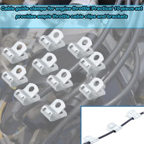 Cable Guide Clamps for Engine Throttle, Compressor Speed Control and