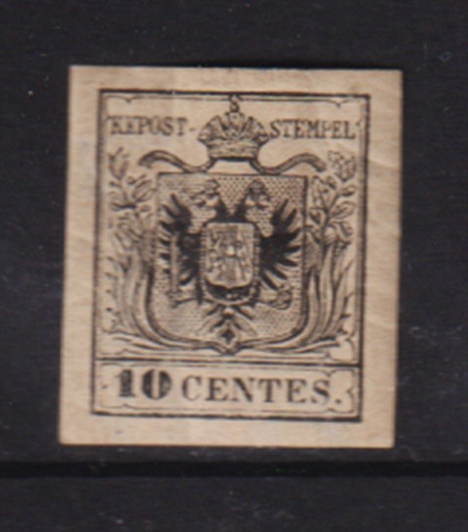 Austria - Lombardy-Venetia #3 mint, cat. $ 6,000.00