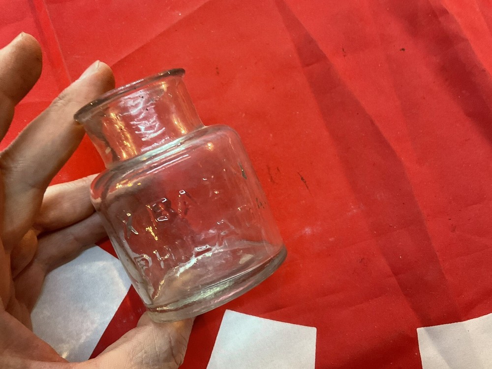 ORIGINAL ANTIQUE X BAZIN PHILADA CLEAN BLOWN SMALL BOTTLE