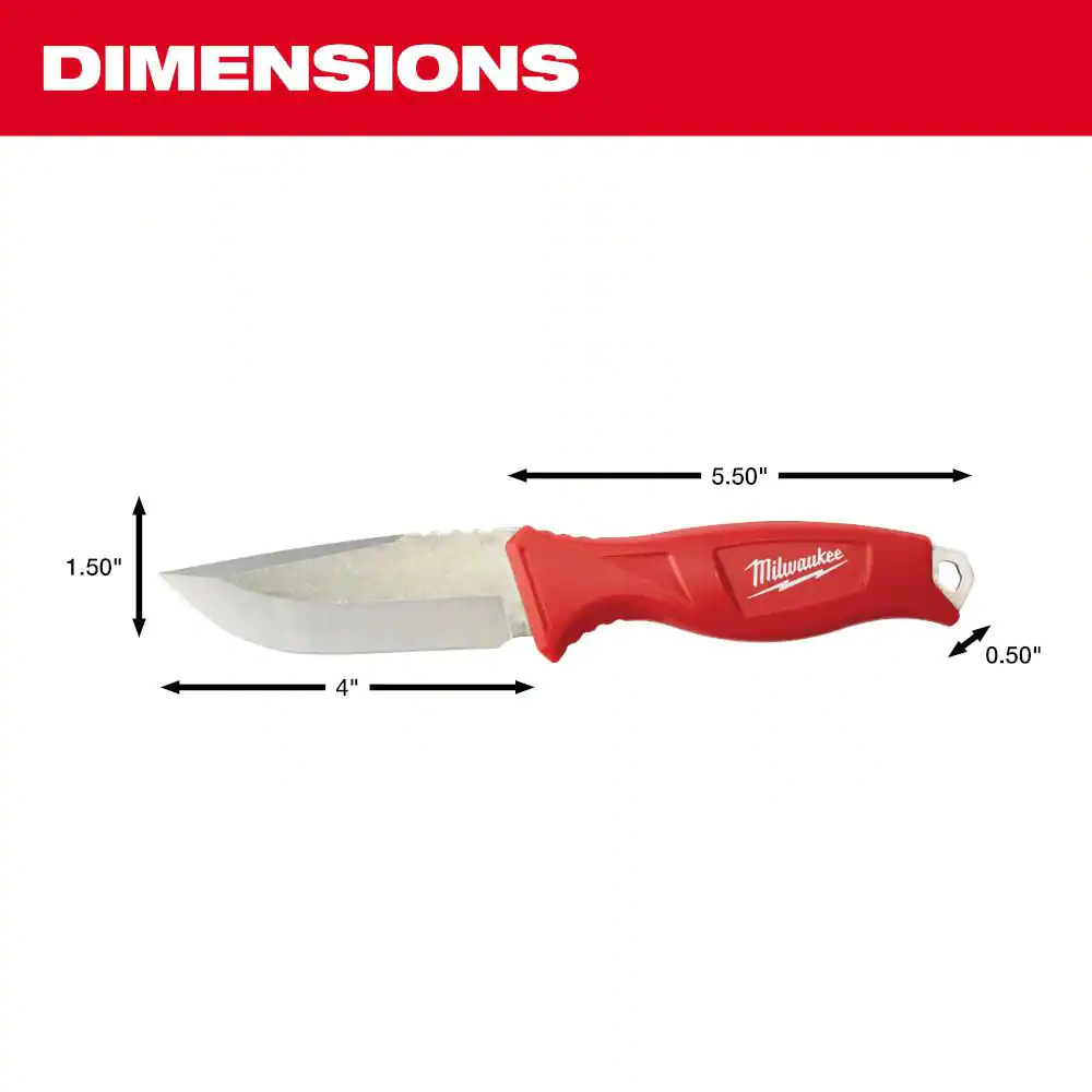 4 In. Tradesman Fixed Blade Knife
