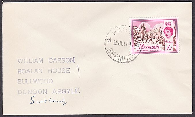 BERMUDA 1969 cover - PAGET cds..............................................Y367