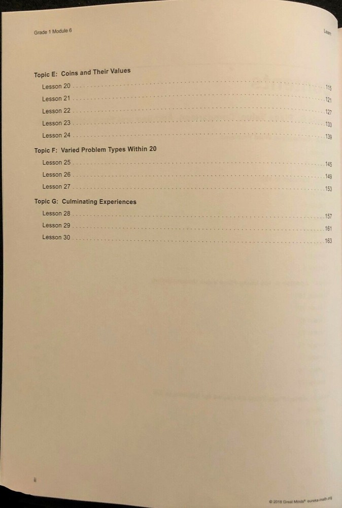 1st Grade - EUREKA MATH - MODULE 6 (Student Workbook) (2018, Great Minds)