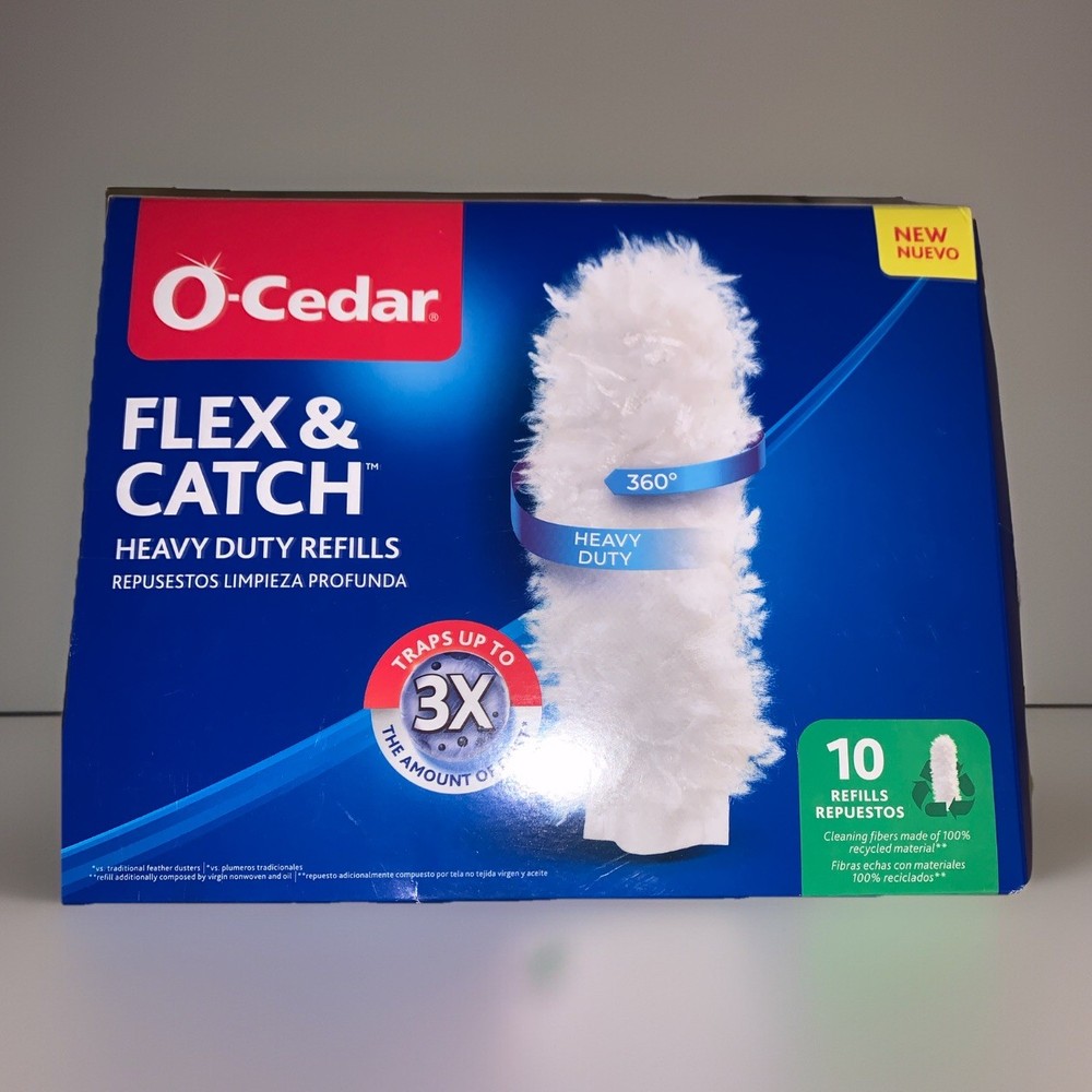 Flex & Catch Heavy Duty Dusting Refills (10 ct) for O-Cedar dusting kit