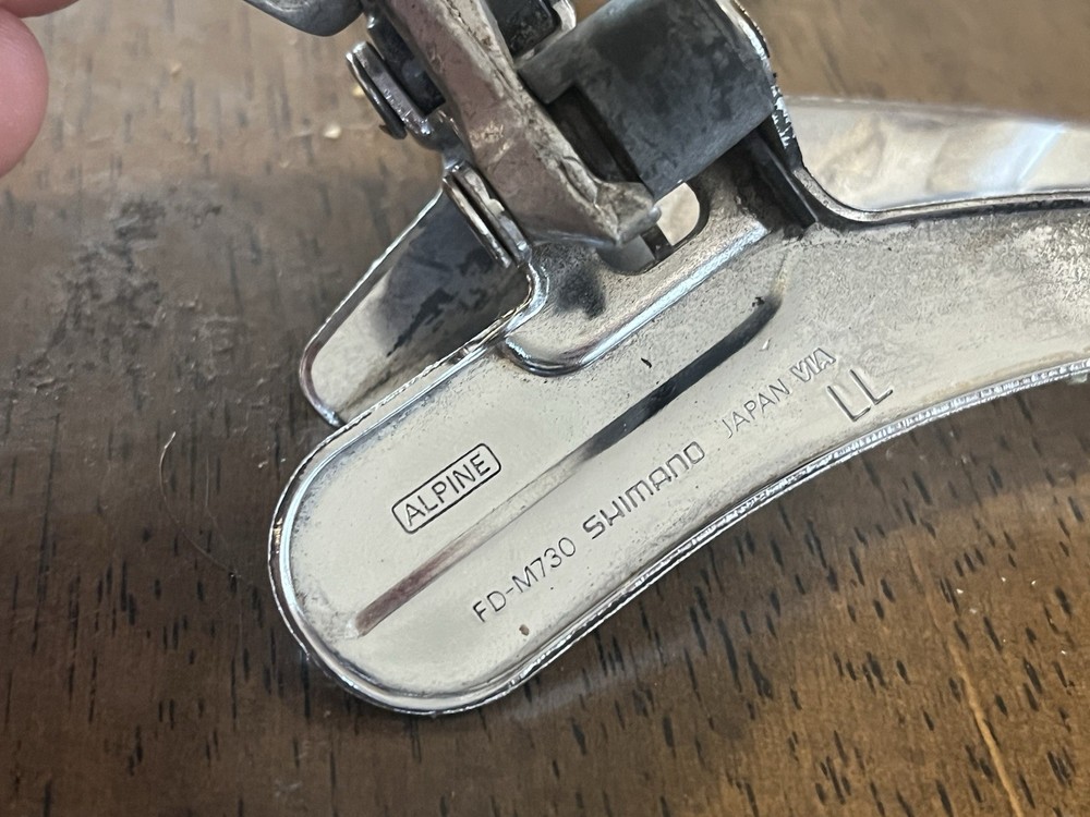 Shimano Alpine Deore XT FD-M730 Missing Limit Plate And Screws