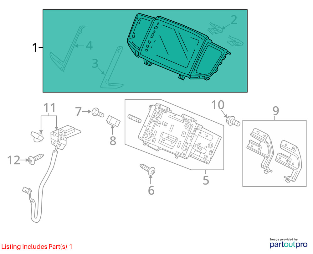 PILOT 2018 Info-GPS-TV Screen 31931505