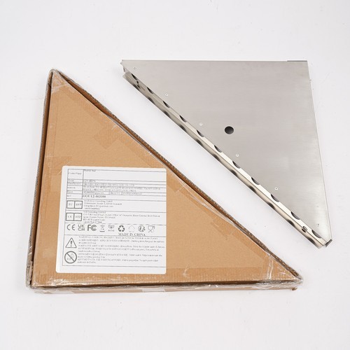 Premium Stainless Steel Corner Shower Shelf - Space-Saving Triangular Design