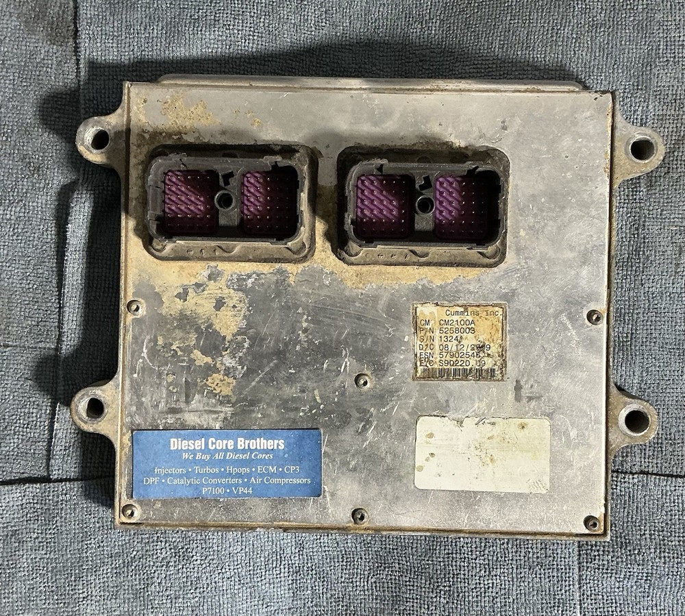 5258003 6.7 Cummins Diesel Engine Computer ECM ECU Module (*CORE*) *DENT*