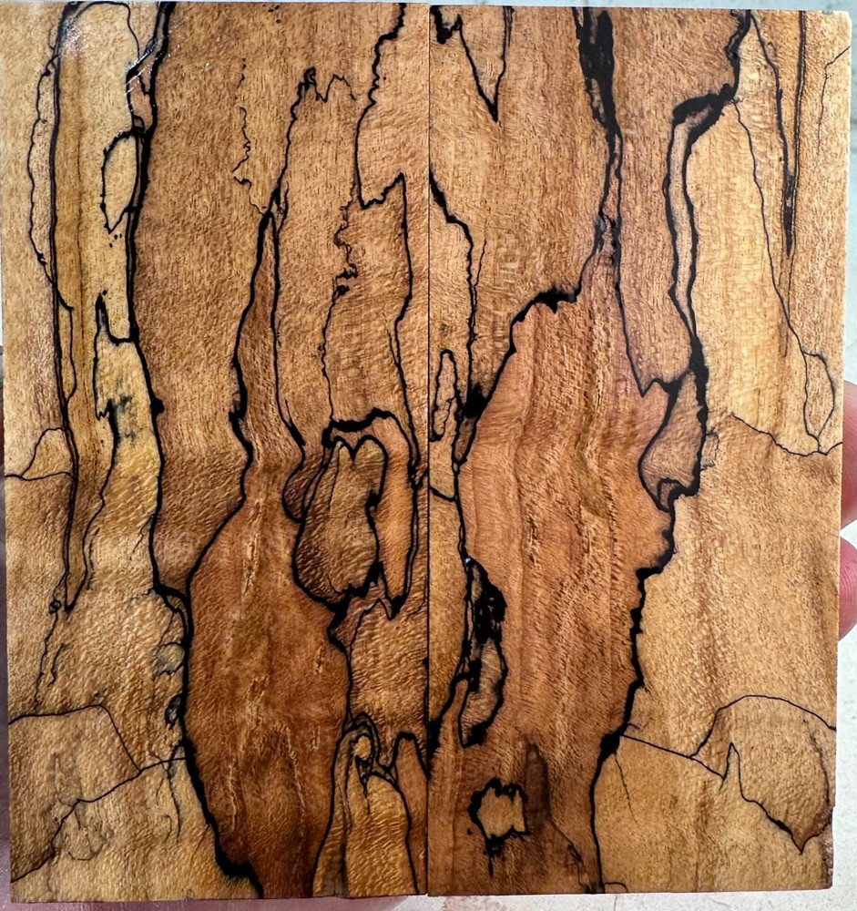 Stabilized Spalted Maple Knife Scales | SSM 234