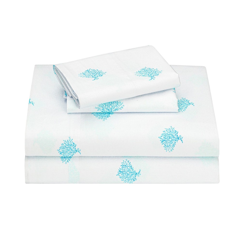 4-Piece Bed Sheet Set 100% Cotton Flat Fitted Sheets queen sheet set deep pocket