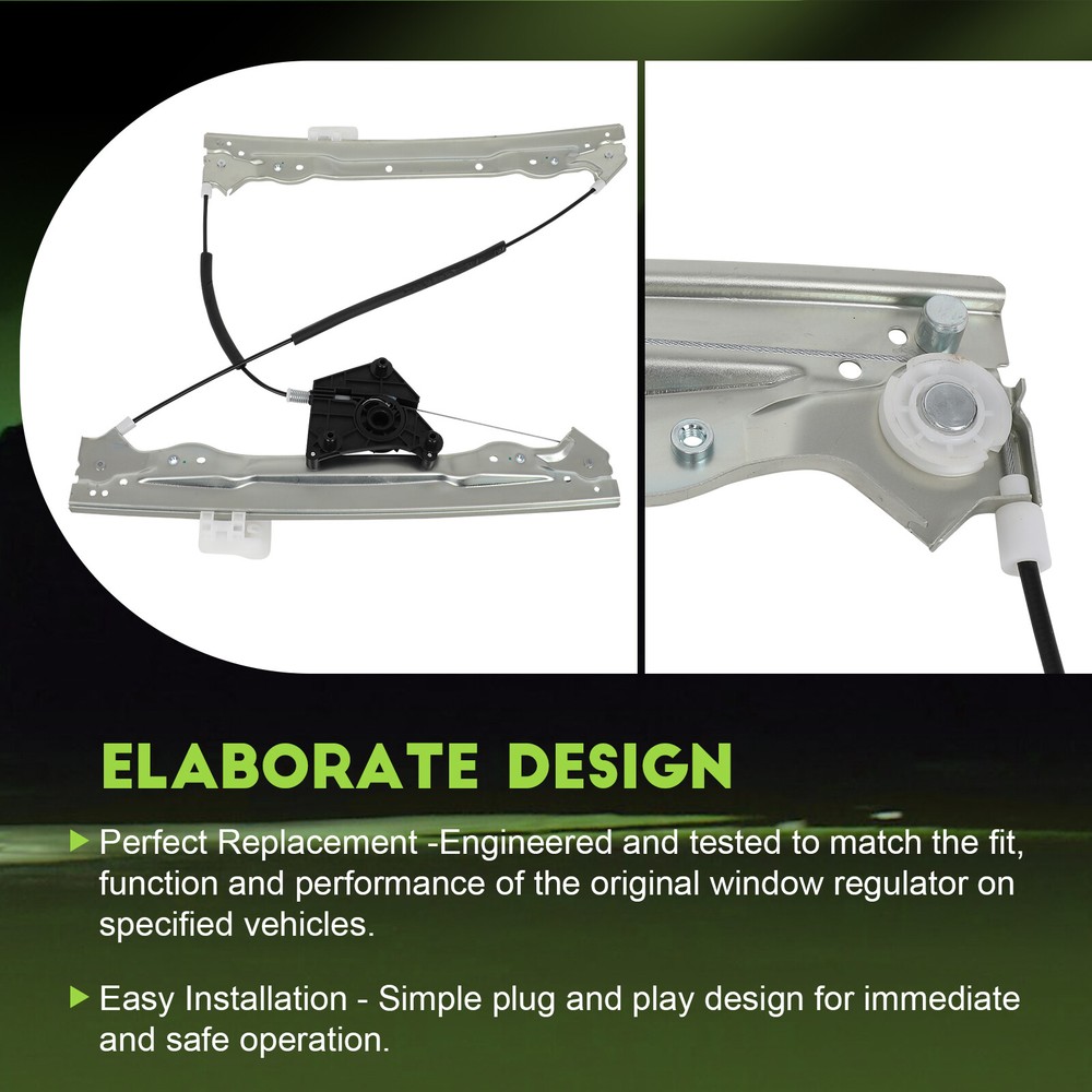 Fits 2011-2014 Chrysler 200 Front Left Side window Regulator wo/Motor